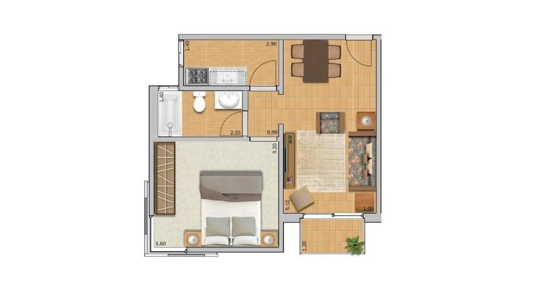 סאו פאולו Alameda Apart Hotel מראה חיצוני תמונה