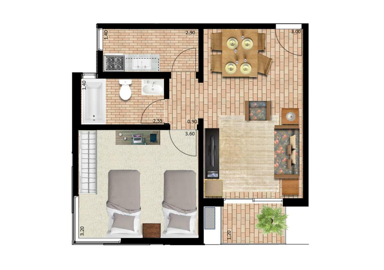 סאו פאולו Alameda Apart Hotel מראה חיצוני תמונה